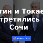 Putin y Tokayev se reunieron en Sochi