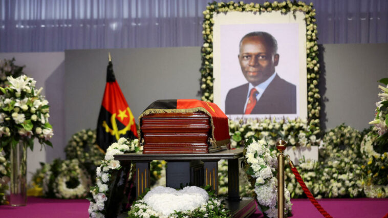 Realizan funeral por ex líder angoleño en medio de tensiones postelectorales