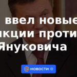 UE impone nuevas sanciones contra Yanukovych