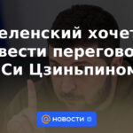 Zelensky quiere negociar con Xi Jinping