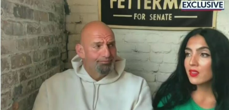 John Fetterman on MSNBC being interviewed by Stephanie Ruhle