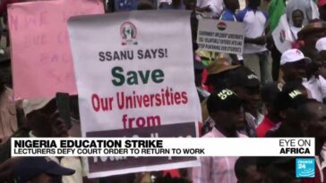 Profesores nigerianos desafían el regreso al orden de clase