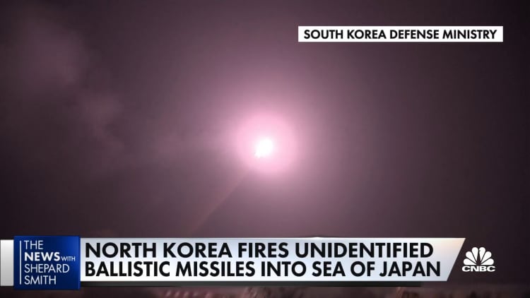 Corea del Norte dispara dos misiles balísticos más al Mar de Japón