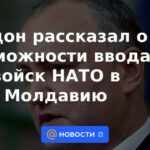 Dodon habló sobre la posibilidad de traer tropas de la OTAN a Moldavia.