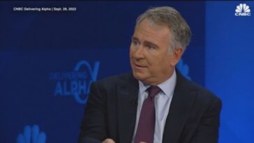 Ken Griffin de Citadel dijo que se necesitaría una crisis financiera para que se desempeñara como secretario del Tesoro.