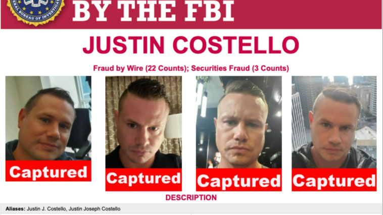 Falso multimillonario Justin Costello coacusado resuelve queja de la SEC