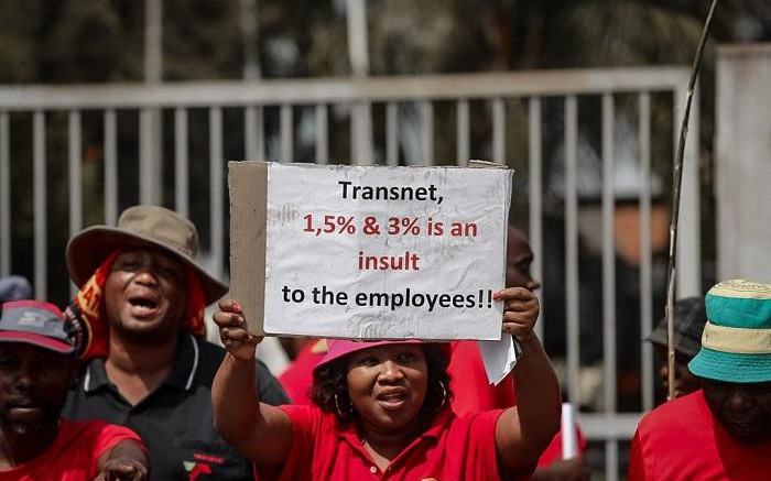 Fedusa y SACP se suman a huelga de trabajadores de Transnet por alza salarial