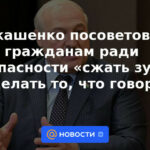 Lukashenka aconsejó a los ciudadanos que "aprietan los dientes" y "hagan lo que digo" por el bien de la seguridad