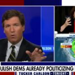 Tucker Carlson critica a los demócratas por politizar el huracán Ian: "Piensan que son Dios"