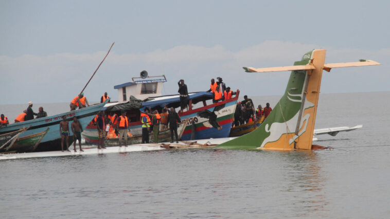 Aumenta el número de muertos tras el accidente aéreo en el lago Victoria en Tanzania
