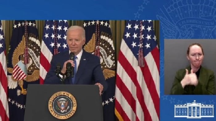 Biden dice que utilizará medios constitucionales para "asegurarse" de que Trump "no asuma el poder" en 2024