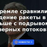 El Kremlin comparó la caída de un cohete en Polonia con el socavamiento de los "Nord Streams"