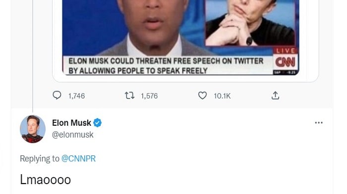 Elon Musk solo puede reírse después de que CNN 'verifique los hechos' de su meme burlándose de la red