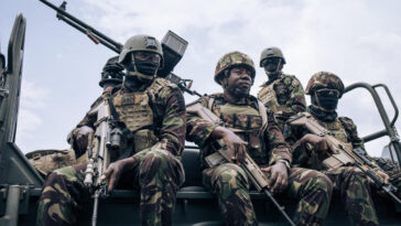 Las fuerzas de mantenimiento de la paz de Kenia llegan a la volátil provincia de Kivu del Norte en la República Democrática del Congo