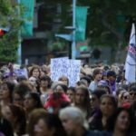 En Montevideo se realizaron tres grandes manifestaciones, todas ellas en la avenida más importante de la capital uruguaya.  Foto: FocoUy