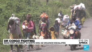 Los combates en Kivu del Norte de la República Democrática del Congo provocan un desplazamiento masivo de la población