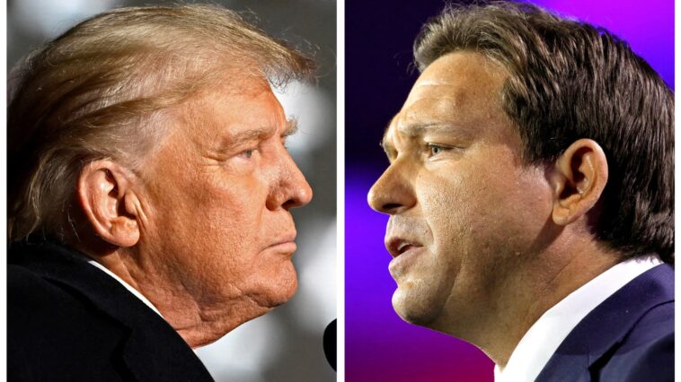 Trump arremete contra DeSantis y Youngkin