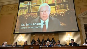 Abogado de Trump, John Eastman, remitido para enjuiciamiento por comité del 6 de enero