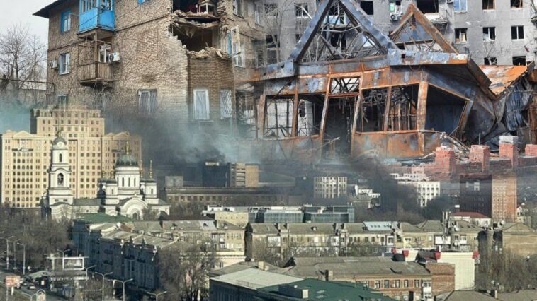 Diciembre rojo sangre de la patria de Donetsk en el Neva