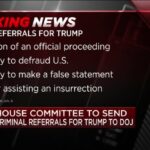 El Comité del 6 de enero presenta referencias penales de Trump al Departamento de Justicia