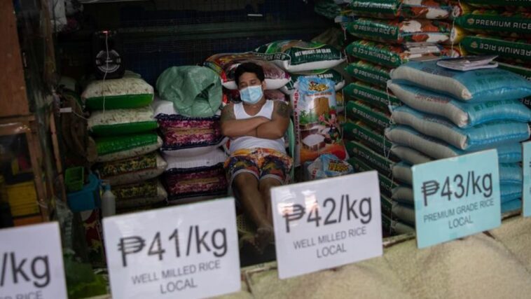 Filipinas extiende los recortes arancelarios sobre el arroz importado y otros alimentos para combatir la inflación