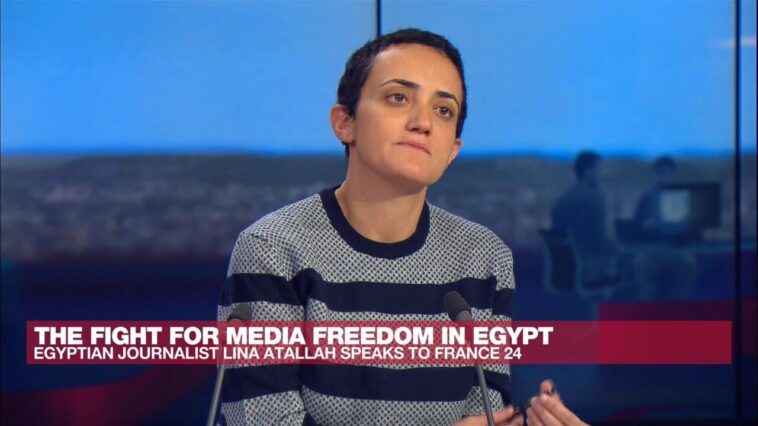 Periodista independiente egipcia Lina Atallah: 'Nos sentimos muy solos'