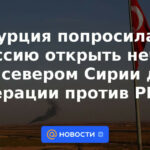 Turquía pide a Rusia que abra cielos sobre el norte de Siria para operaciones contra el PKK