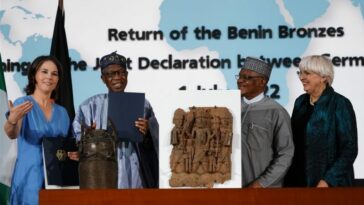 Alemania devuelve los primeros Bronces de Benin a Nigeria