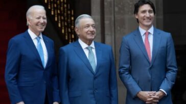 Biden y Trudeau se reunieron a solas antes de unirse al anfitrión AMLO para reafirmar su compromiso con una economía regional fuerte