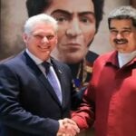 “Siempre es reconfortante regresar a la Patria de Bolívar y Chávez”, dijo Díaz-Canel