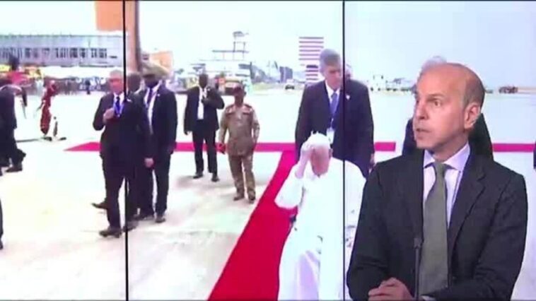 El Papa llega a Kinshasa en un 'hermoso viaje' a África, la primera visita papal a la RDC desde 1985