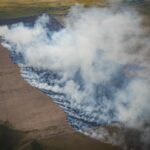 En lo que va de 2023, el Cuerpo Nacional de Bomberos de Uruguay reportó un aumento considerable en el número de incendios forestales.  Foto: Sebastián Astorga / MercoPress