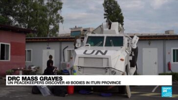 Fuerzas de paz de la ONU descubren fosas comunes en la provincia de Ituri