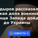 Kadyrov dijo qué parte de la ayuda militar occidental llegará a Ucrania