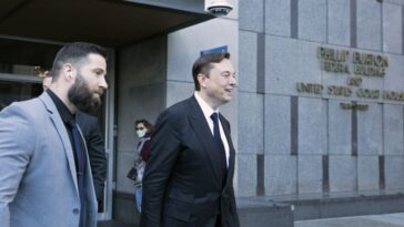 Las formas misteriosas de Elon Musk en exhibición en el juicio de Tesla tweet