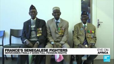 Los héroes de guerra africanos olvidados de Francia finalmente reciben todos los derechos de pensión