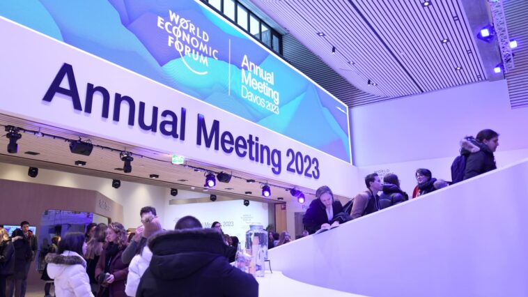 Manchin & Sinema asisten al almuerzo de Davos con los directores ejecutivos