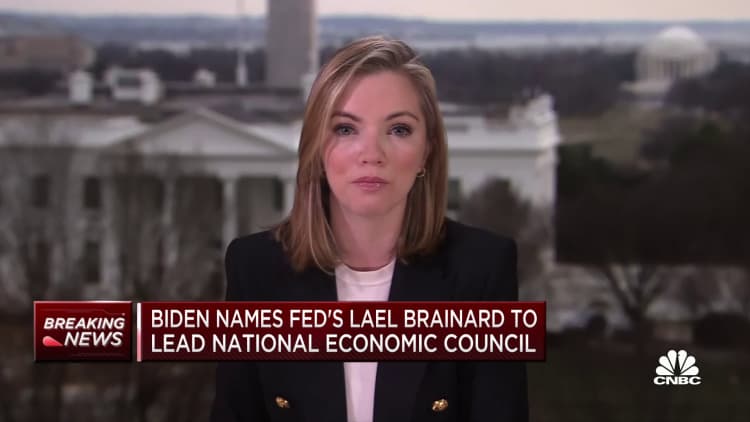 Biden nombra a Brainard de la Fed para dirigir el Consejo Económico Nacional