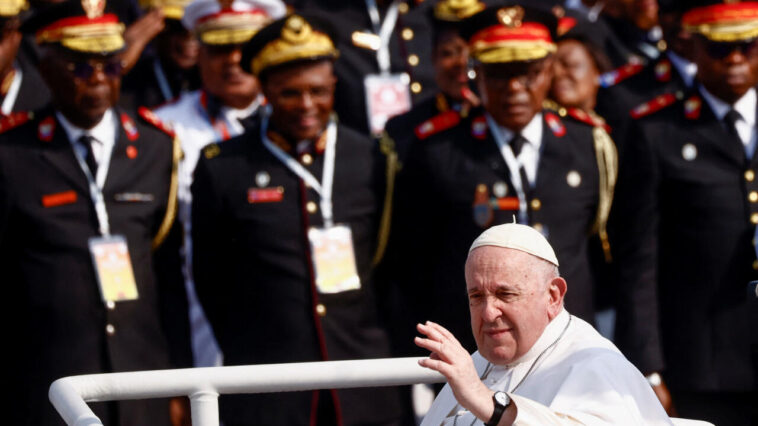 Papa Francisco critica 'brutales atrocidades' en RD Congo