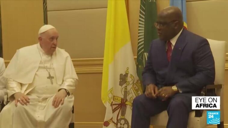 Papa Francisco denuncia 'colonialismo económico' en visita a RD Congo