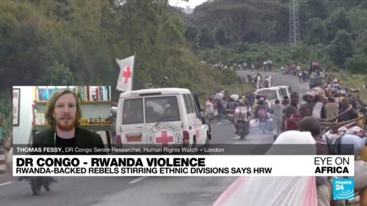 Ruanda respaldó a los rebeldes que provocan divisiones étnicas en la República Democrática del Congo, dice HRW