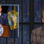 Seth Meyers les recuerda a los republicanos que están atrapados con Trump y totalmente jodidos