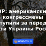 WP: los congresistas estadounidenses apoyaron la transferencia de parte de Ucrania a Rusia