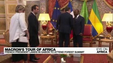 El presidente francés, Emmanuel Macron, inicia gira por África