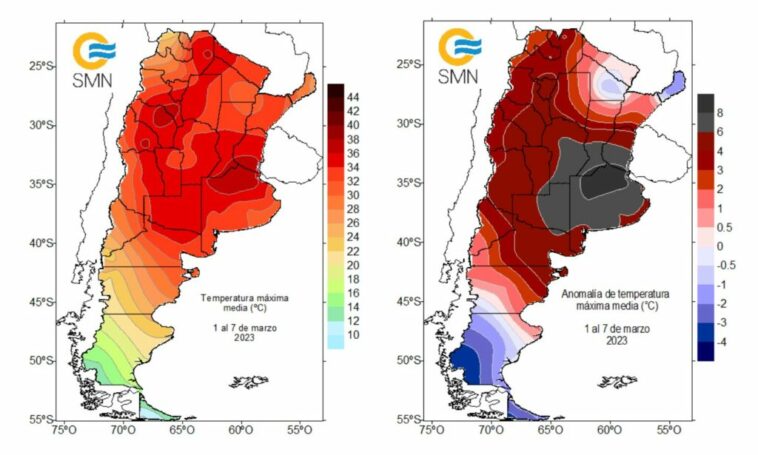 El verano más caluroso de Argentina desde que comenzaron los registros: Servicio Meteorológico Nacional - Argentina Reportes