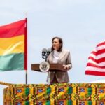 El vicepresidente de EE. UU. Harris comienza su gira por África en Ghana