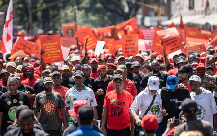 Los vendedores ambulantes de Pretoria dicen que la protesta de EFF afectó negativamente el negocio