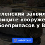 Zelensky anunció la escasez de armas y municiones en las Fuerzas Armadas de Ucrania