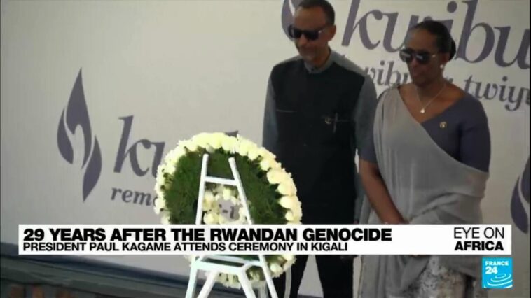 Conmemoraciones celebradas en Kigali, 29 años después del inicio del genocidio en Ruanda
