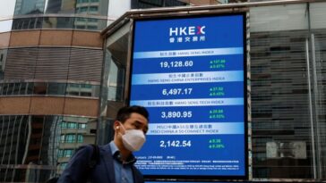 La tecnología arrastra las acciones de Hong Kong, el dólar se contrae a medida que la inflación de EE. UU. se desacelera